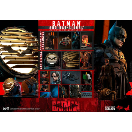 The Batman Movie Masterpiece akčná figúrka 1/6 Batman with Bat-Signal 31 cm